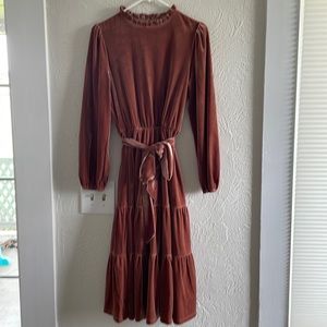 Velvet bohme dress